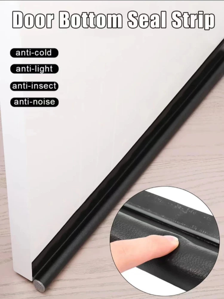 A Sealing Strip Door Seam Door Bottom Sealing Strip Sound Insulation Wind Strip Foam Tape Bedroom Door Gap Waterproof Handwork