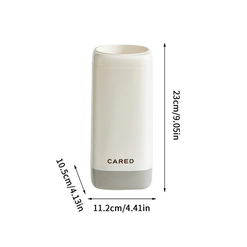 Household Cup Holder, Disposable Paper Cup Storage Rack, Living Room Dust-Proof, Non Perforated Wall Mounted Paper Cup Holder