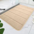 Bathroom Coral Velvet Anti-skid Mat,Quick Water Absorption,Dry Machine Washing,Toilet Mat,SoftComfortable, Easy Mat Bathroom Use