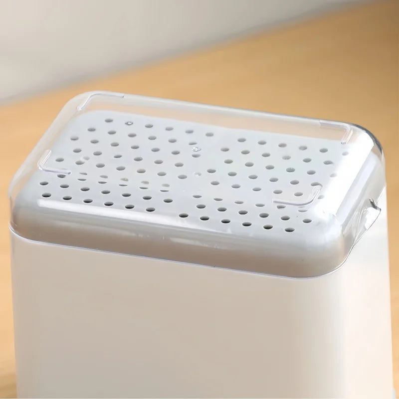 Household Chopstick and Tableware Storage Box. Bottom with Drain Tray. Multi Functional Storage Cage. Kitchen Supplies Storage