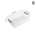 〔W〕Household Hollow Out Storage Basket For Miscellaneous Toys And Cosmetics Desktop Minimalist Plastic Storage Basket〔Winter1〕