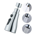 3 In 1 Kitchen Faucet Extender Universal 360° Rotate Pull Out Kitchen Tap Multi-mode Strong Flushing Booster Kitchen Accessories