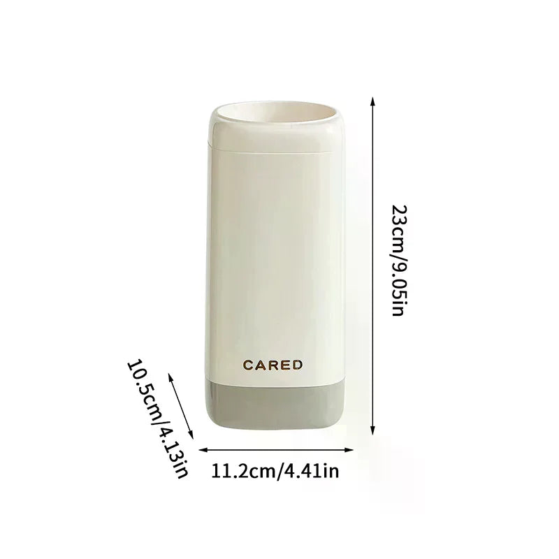Household Cup Holder, Disposable Paper Cup Storage Rack, Living Room Dust-Proof, Non Perforated Wall Mounted Paper Cup Holder
